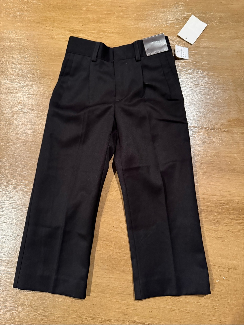 Nordstrom boys toddler Black Straight-Leg Dress Pants
